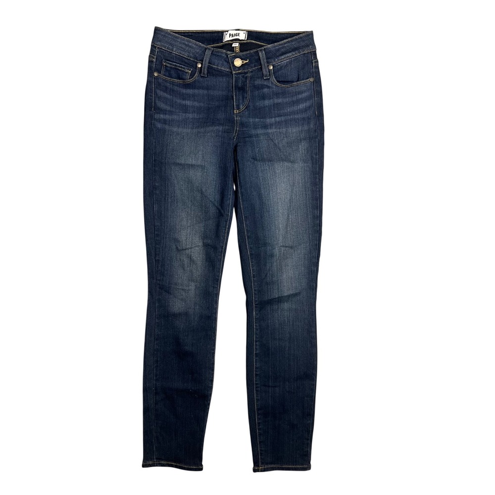 PAIGE Verdugo Ankle Jeans Women‎ Size 26 Dark Wash Skinny Fit Stretch Denim